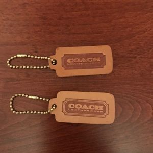 Coach Leather Hang Tags